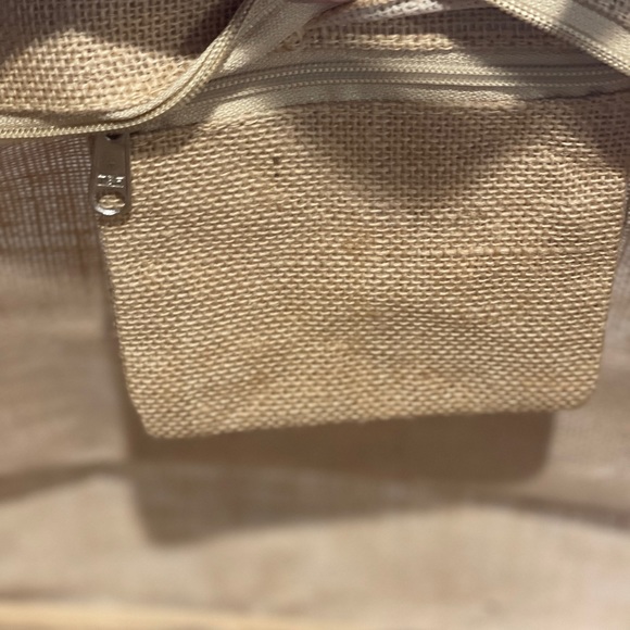 RESTOCKED Premium Laminated Jute Market Tote Bag “Raise Good Humans” - Picture 4 of 4